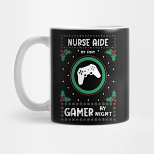 Nurse Aide By Day Gamer By Night - Ugly Christmas Gift Idea Mug